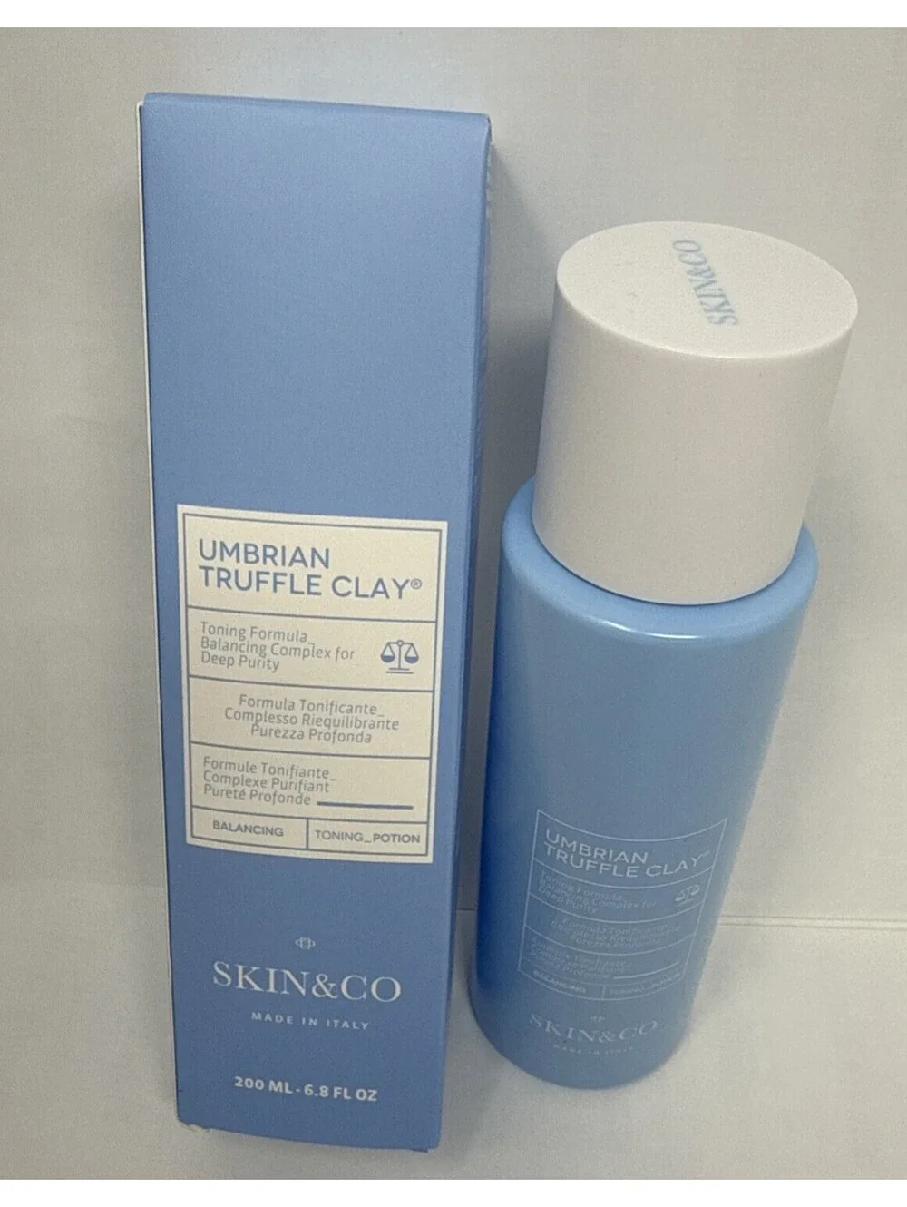 SKIN&CO ROMA Umbrian Truffle Clay Detox Toning Formula 6.8 oz / 200 mL NIB CJ1